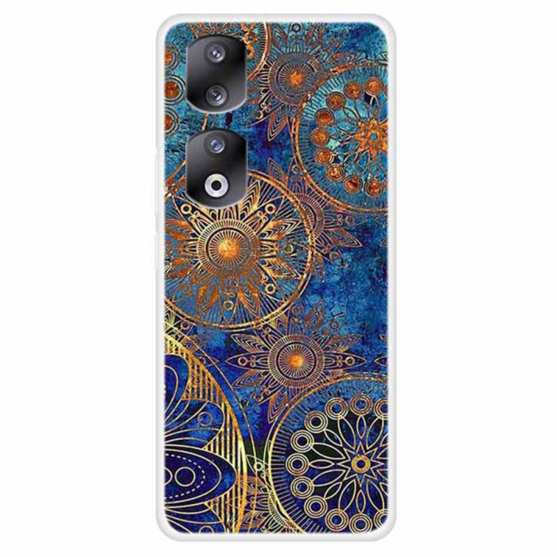 Coque Honor 90 Pro Fleur Dorée