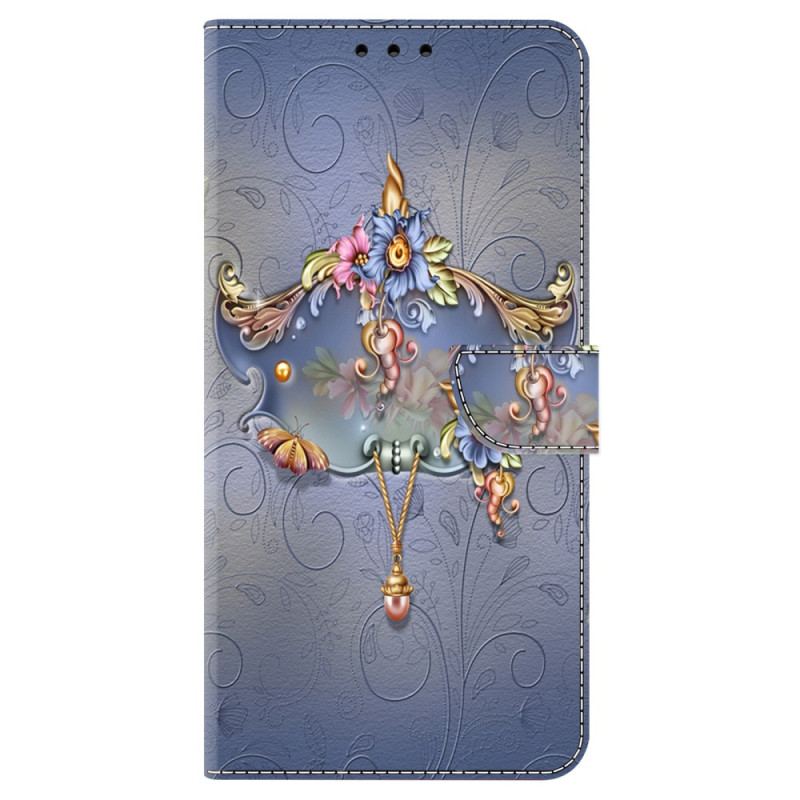 Housse Honor 90 Lite Fleur Bleue