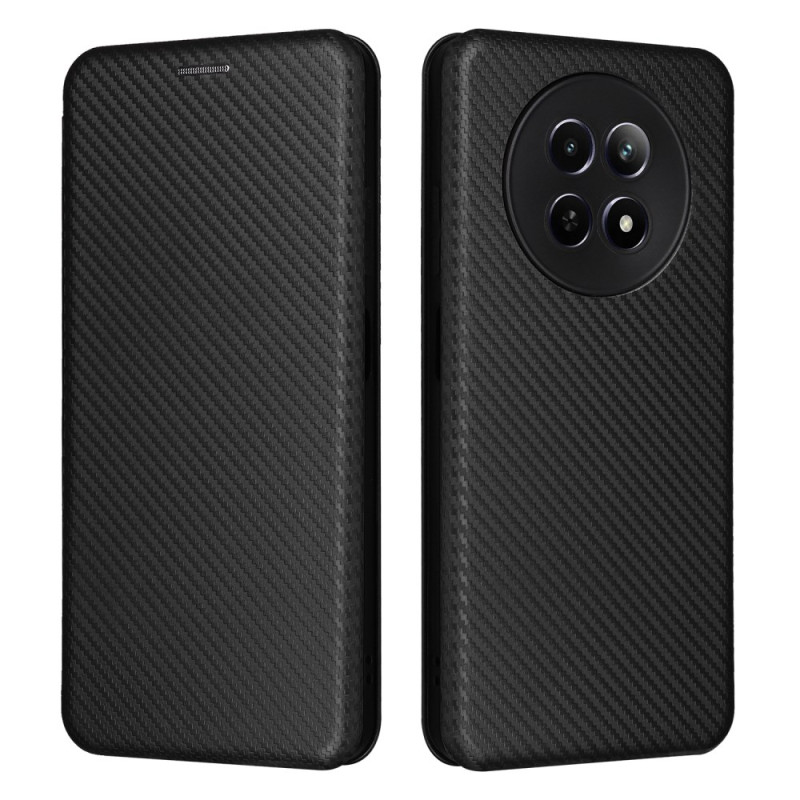 Flip Cover Realme 12 5G / 12X 5G Fibre Carbone