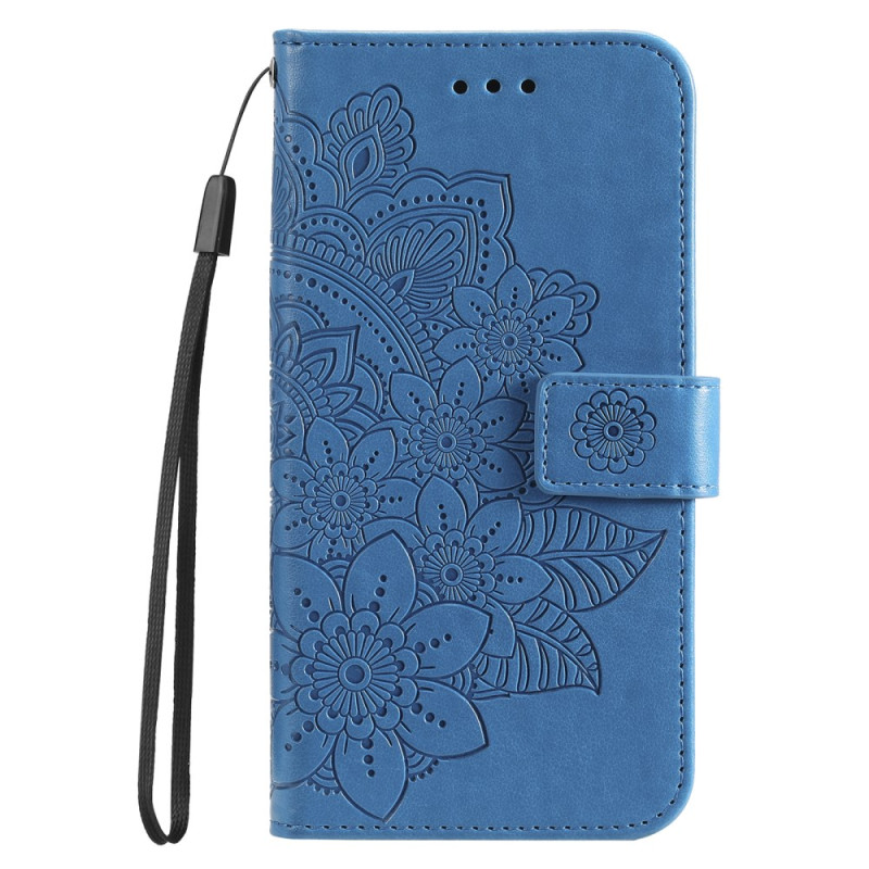 Housse Realme 12 Plus 5G Impression Mandala à Lanière