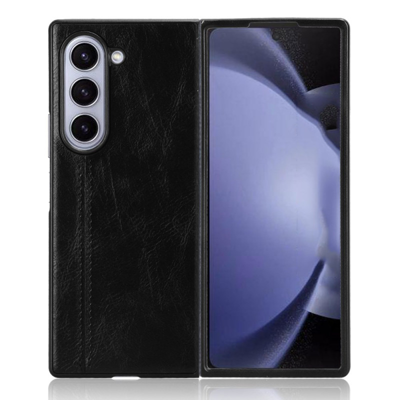 Coque Samsung Galaxy Z Fold 6 Simili Cuir Couture