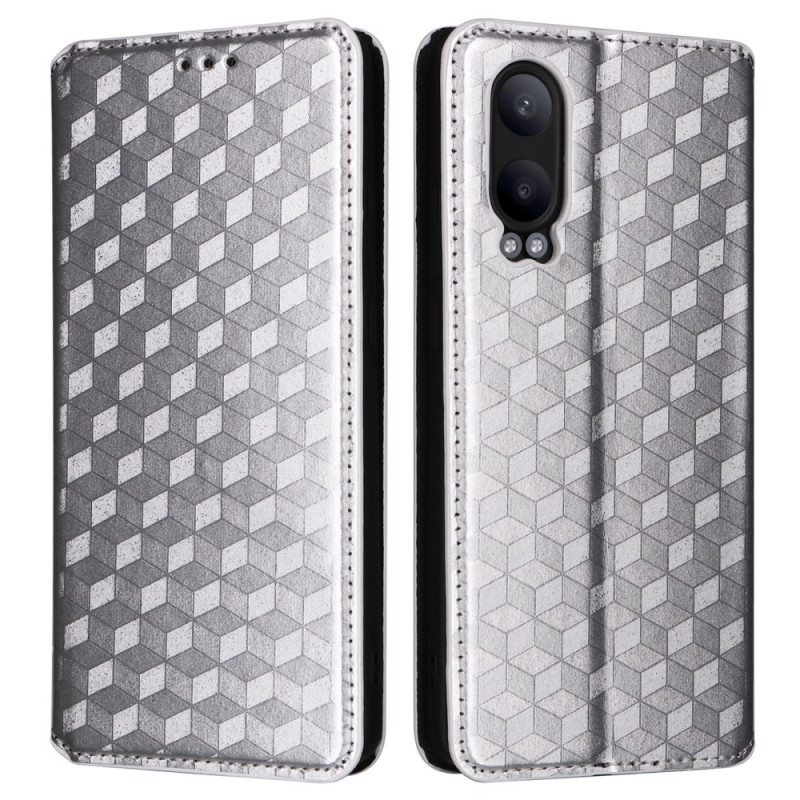 Flip Cover OnePlus Nord CE 4 Lite 5G Losanges 3D