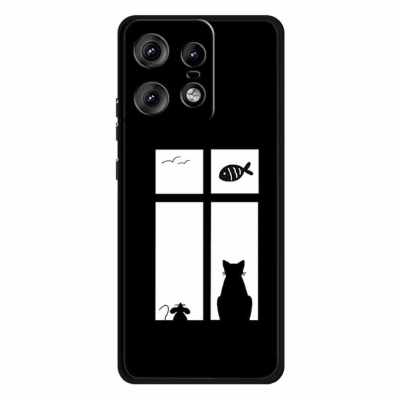 Coque Motorola Edge 50 Pro Chat et Souris