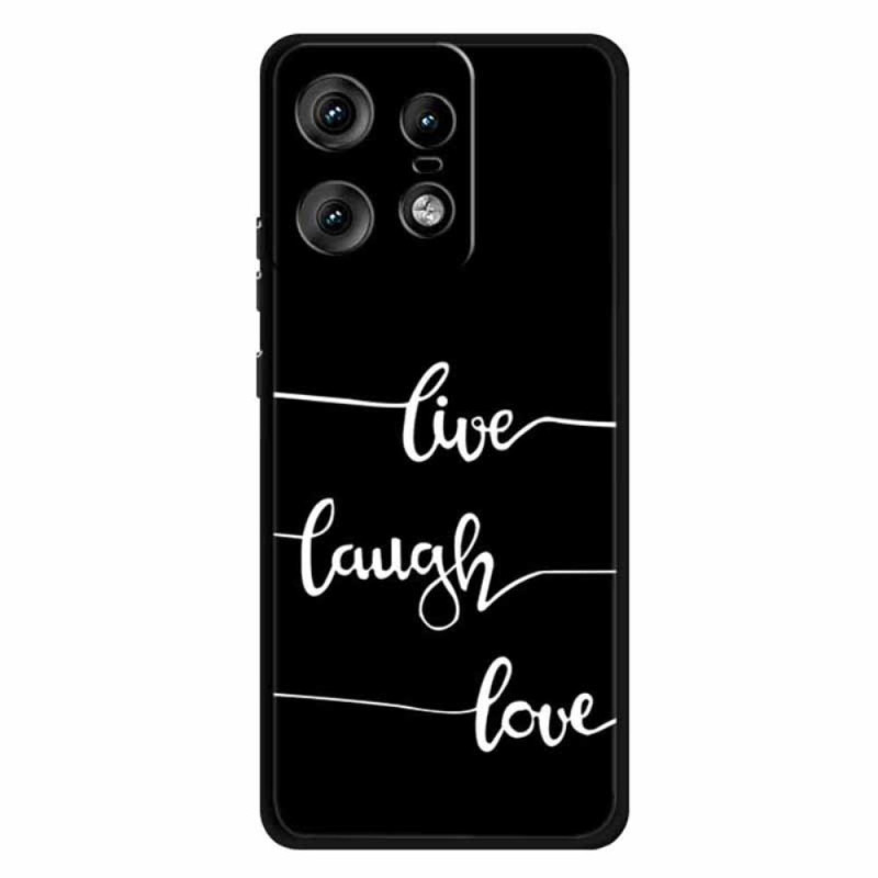 Coque Motorola Edge 50 Pro Live Laugh Love