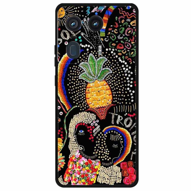 Coque Motorola Edge 50 Ultra Fleur d'Ananas