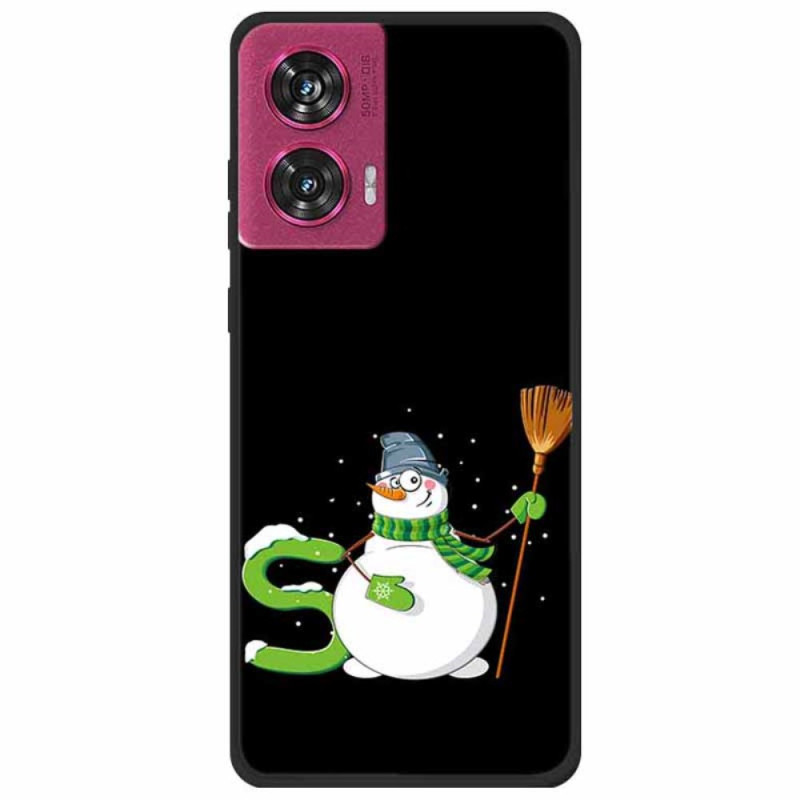 Coque Motorola Edge 50 Fusion Bonhomme de Neige