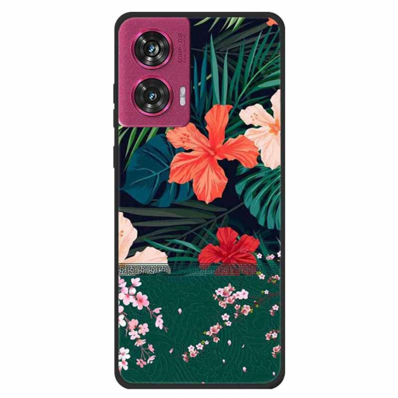 Coque Motorola Edge 50 Fusion Fleurs Colorées