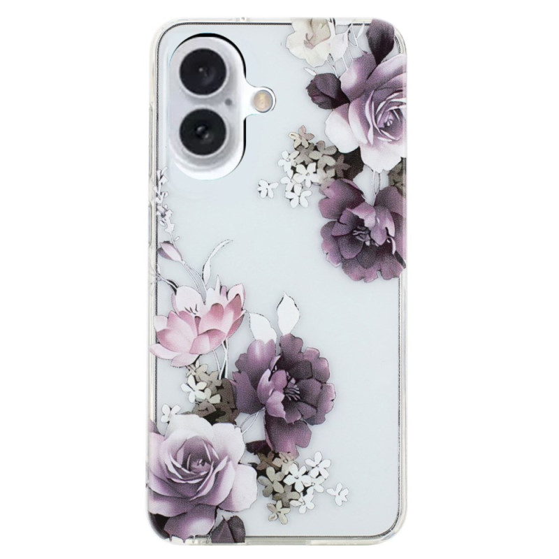 Coque iPhone 16 Pivoines