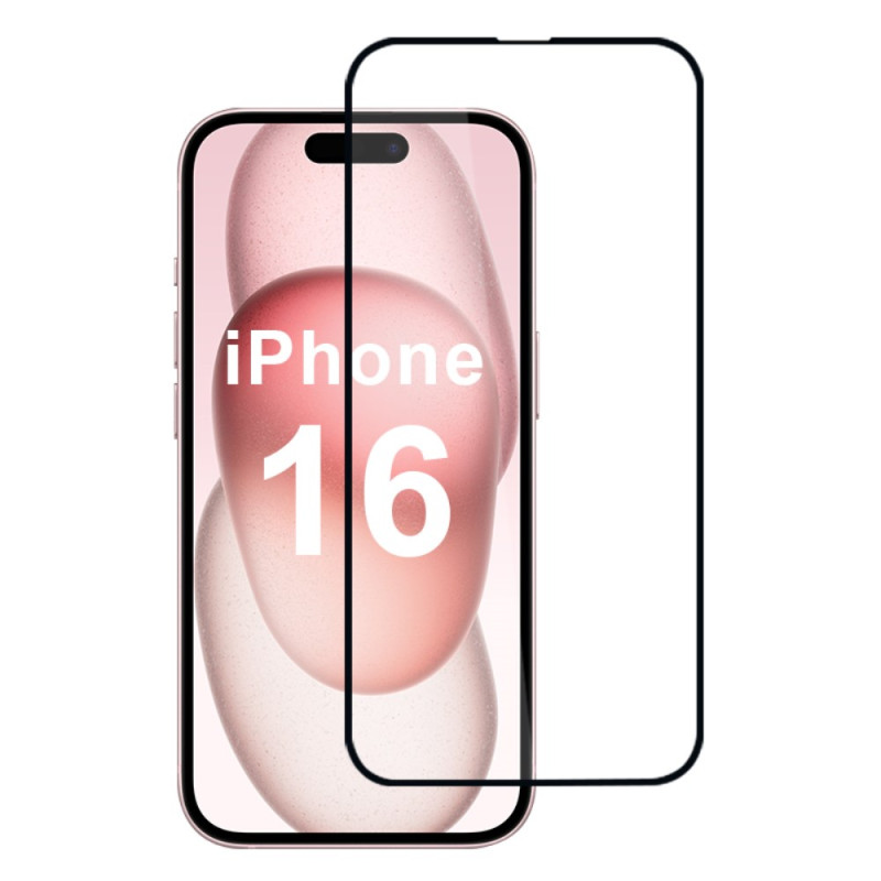 Protection en Verre Trempé Intégrale pour Écran iPhone 16