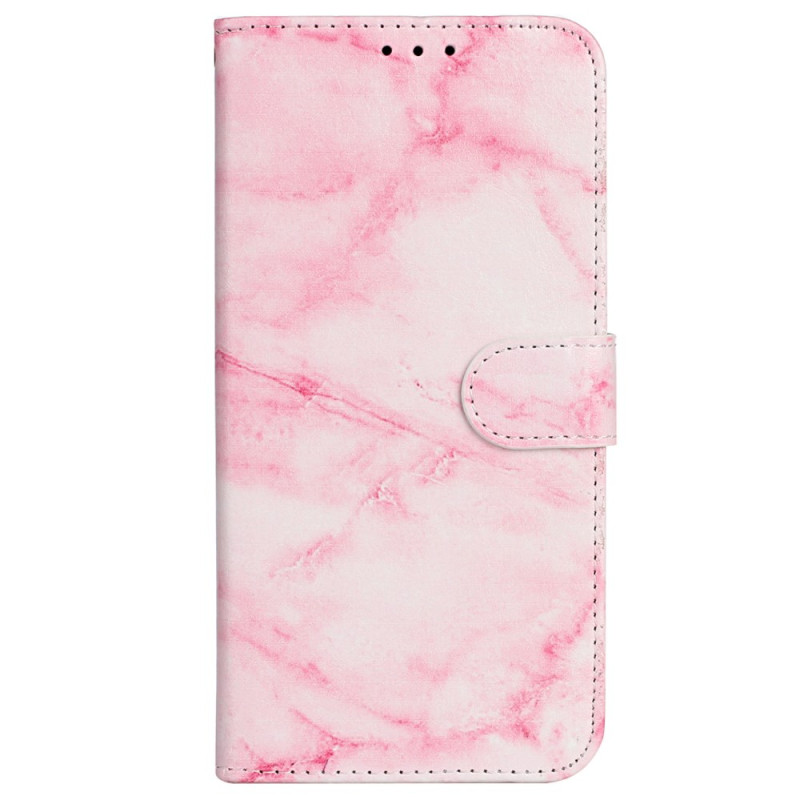 Housse iPhone 16 Plus Motif Marbre Rose