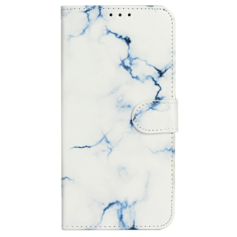 Housse iPhone 16 Plus Motif Marbre Blanc