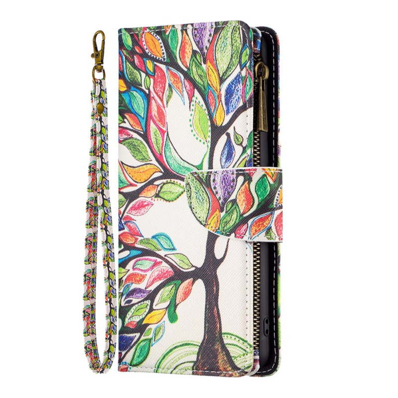 Housse iPhone 16 Plus Portefeuille Arbre de Vie