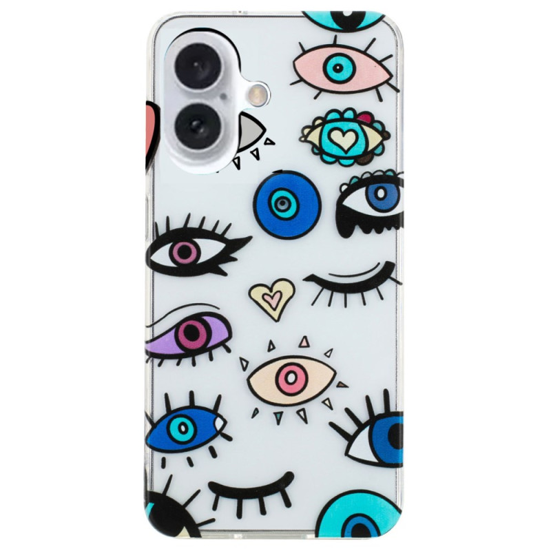 Coque iPhone 16 Plus Yeux