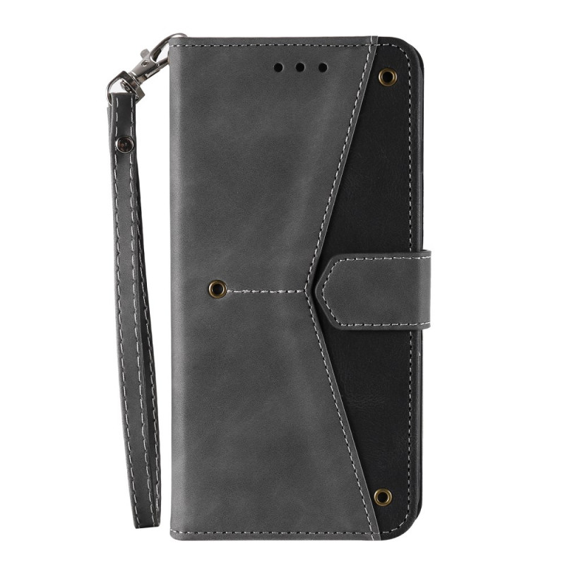 Housse iPhone 16 Plus Bicolore Portefeuille