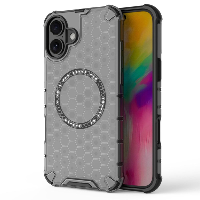 Coque iPhone 16 Plus Magnétique Nid d'Abeille