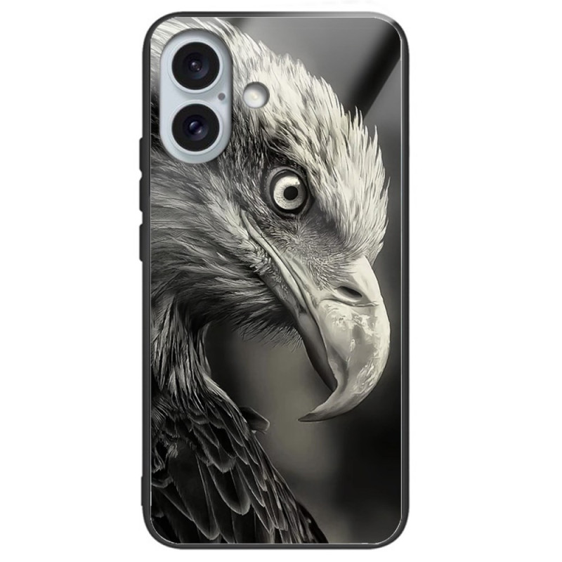 Coque iPhone 16 Plus Verre Trempé Aigle Imprimé