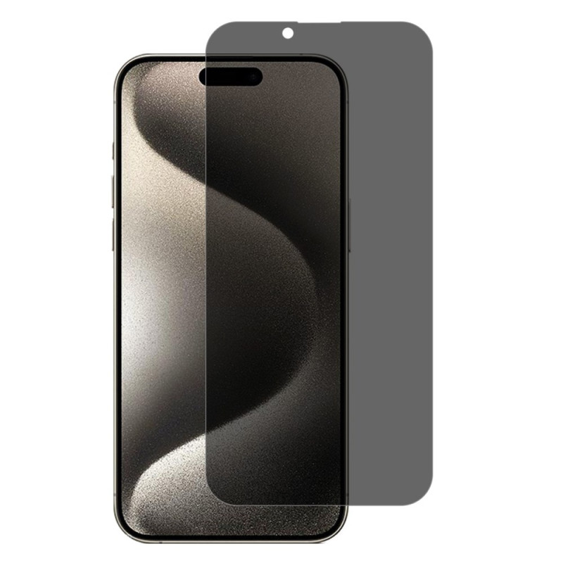 Protection en Verre Trempé Anti-Espion pour Écran iPhone 16 Plus