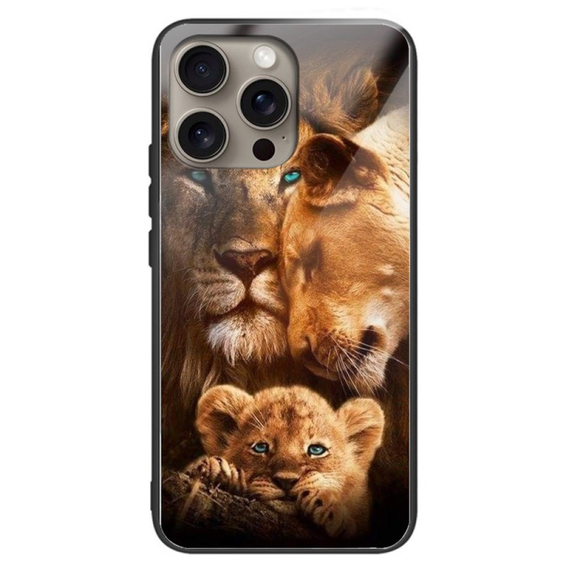 Coque iPhone 16 Pro Verre Trempé Lions