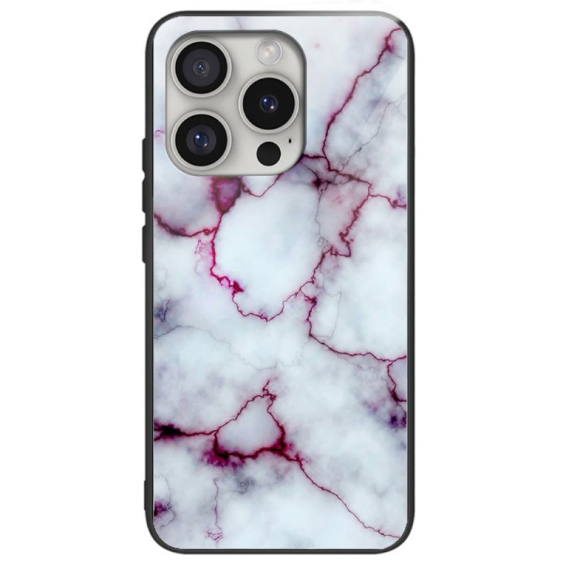 Coques iPhone 16 Pro Verre Trempé Marbre Violet