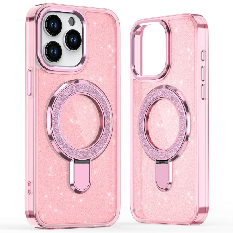 Coque iPhone 16 Pro Design Pailleté Compatible MagSafe