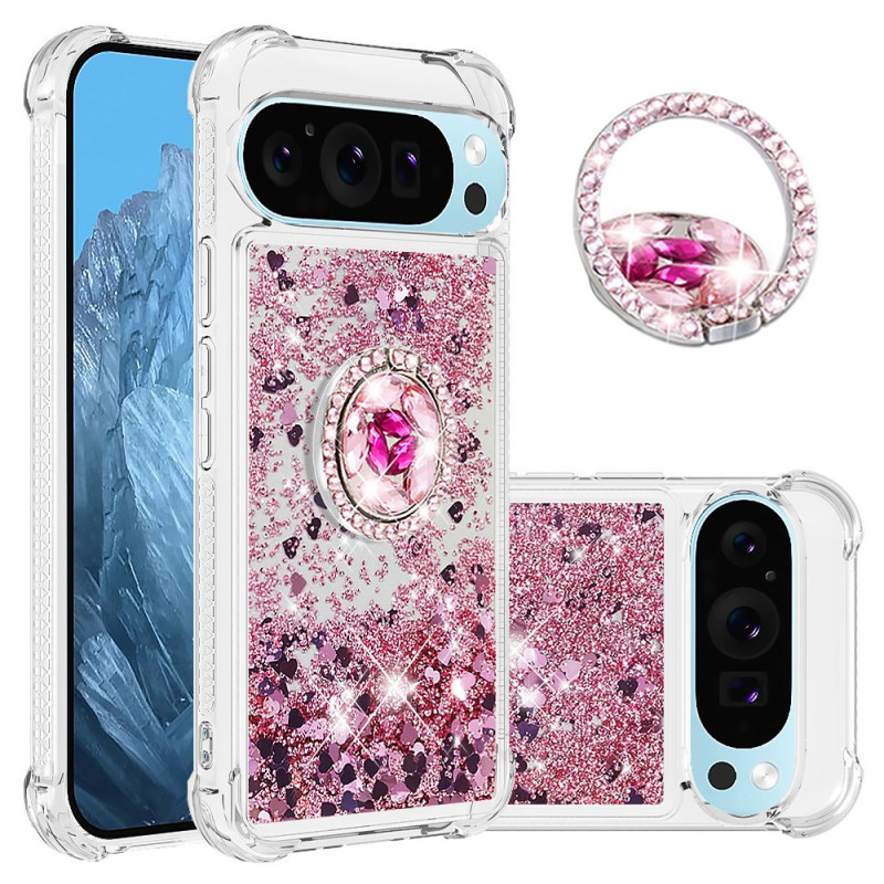 Coque Google Pixel 9 / Pixel 9 Pro Anneau-Support Paillettes