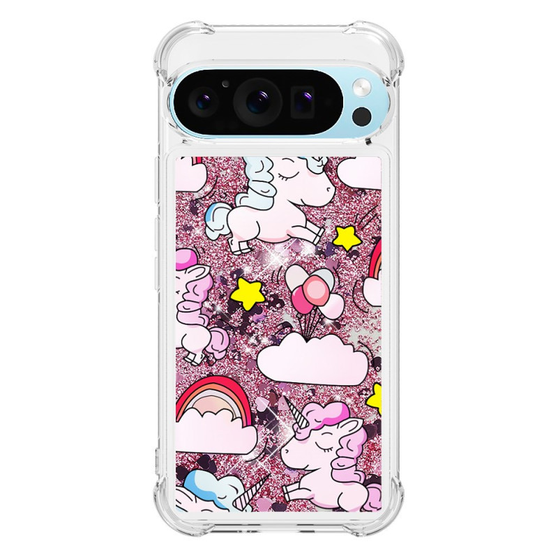 Coque Google Pixel 9 / Pixel 9 Pro Paillettes Motifs Différents