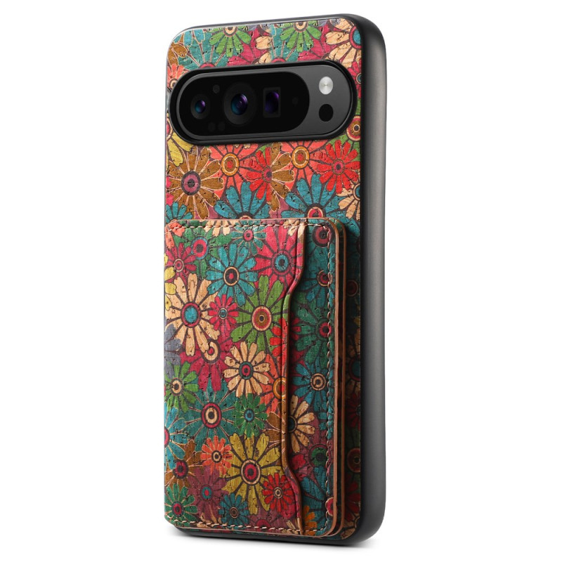 Coque Google Pixel 9 / Pixel 9 Pro Florale Porte-Cartes