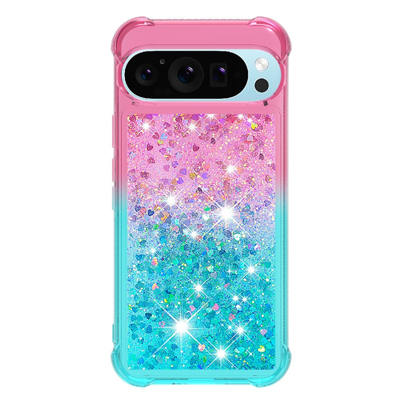 Coque Google Pixel 9 Pro XL Dégradé Paillettes