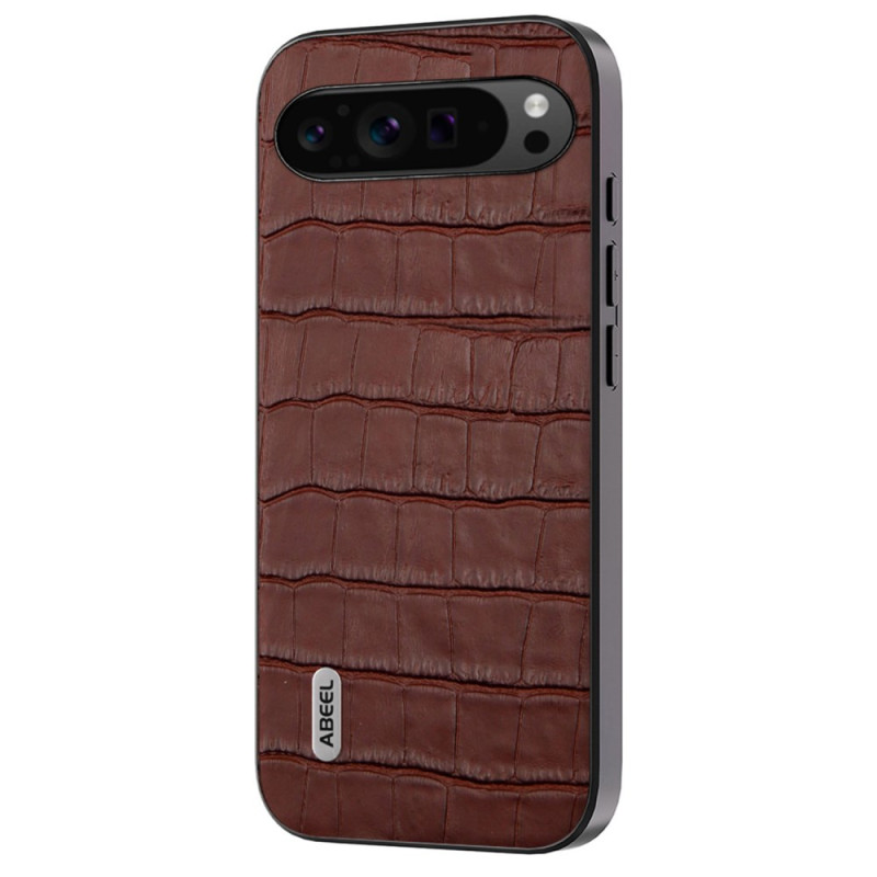 Coque Google Pixel 9 Pro XL Cuir Effet Crocodile ABEEL