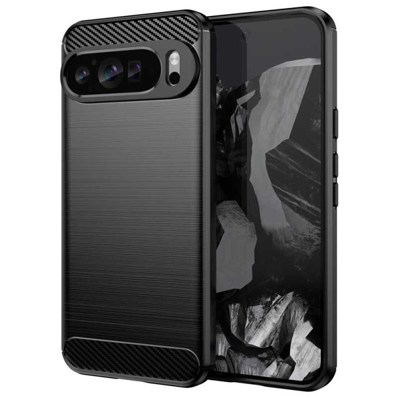 Coque Google Pixel 9 Pro XL Fibre Carbone Brossée