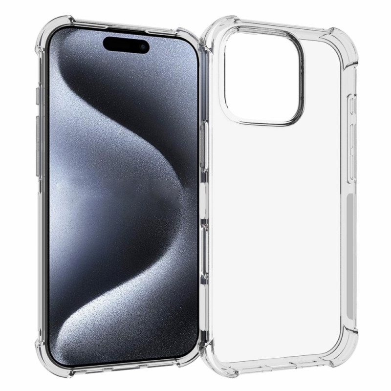 Coque iPhone 16 Pro Transparente Coins Renforcés Antidérapante