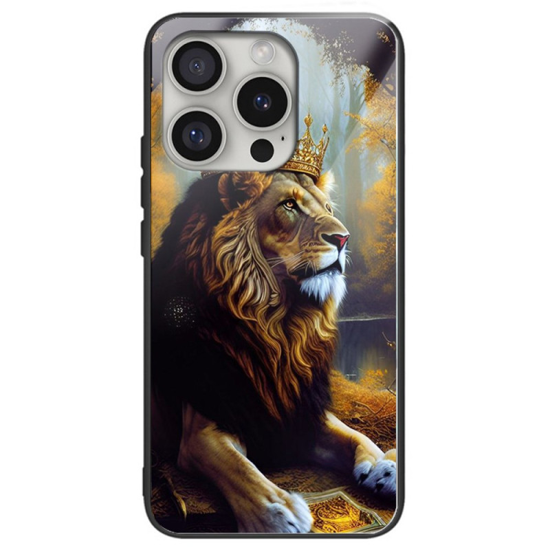 Coque iPhone 16 Pro Max Verre Trempé Roi Lion