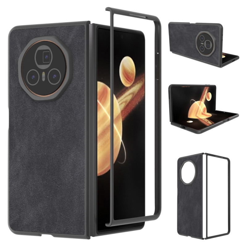 Coque Honor Magic V3 Effet Cuir Vintage