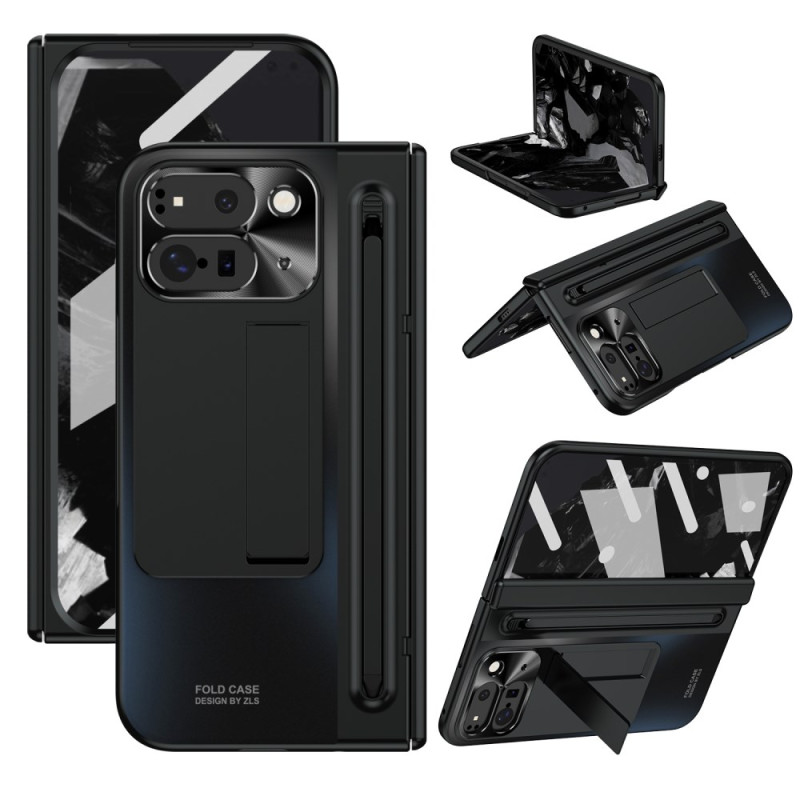 Coque Google Pixel 9 Pro Fold 5G Support et Protection Écran en Verre Trempé