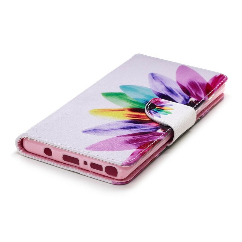 Housse Samsung Galaxy Note 9 Fleur Aquarelle