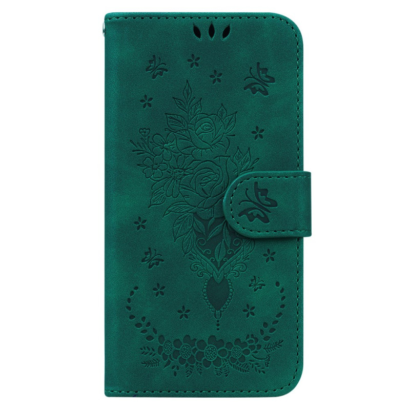 Housse Oppo Reno 12F 5G Motif Papillons et Fleurs