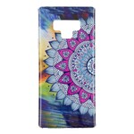 Coque Samsung Galaxy Note 9 Hibou Mandala Fluorescente