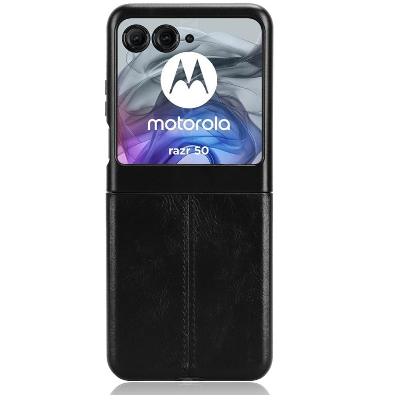 Coque Motorola Razr 50 5G Simili Cuir Couture