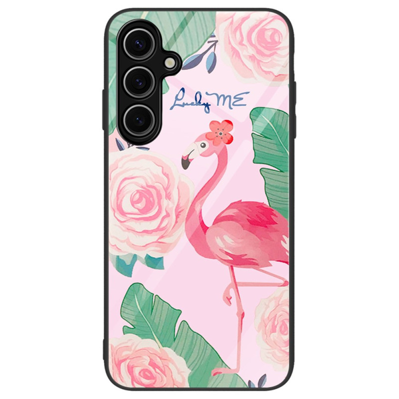 Coque Samsung Galaxy S24 FE Verre Trempé Flamant Rose