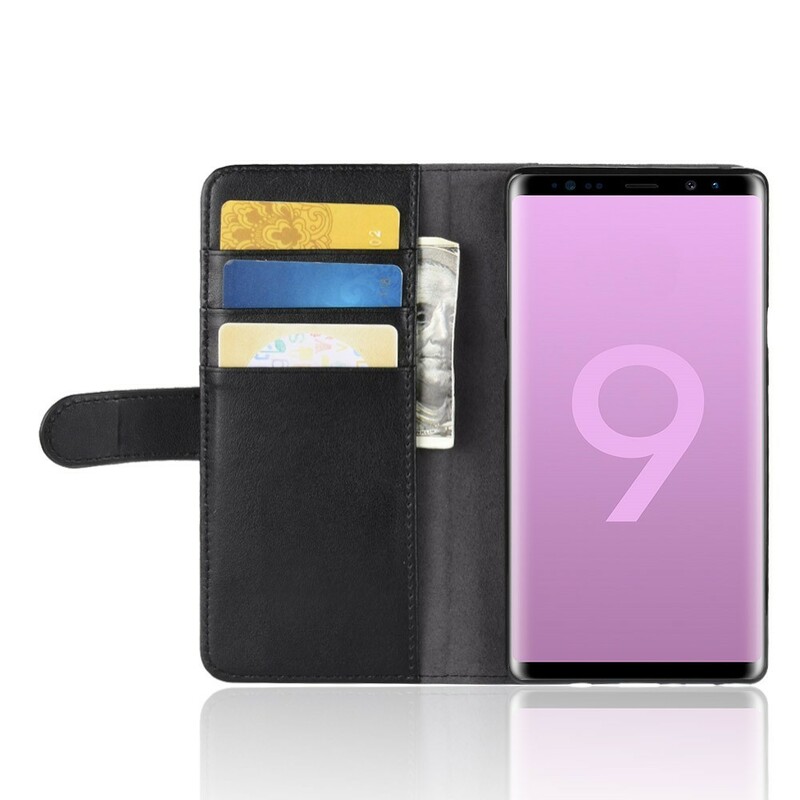 Housse Samsung Galaxy Note 9 Cuir Fendu