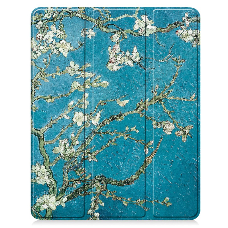 Smart Case iPad Air 13 (2024) Fleurs d'Abricot