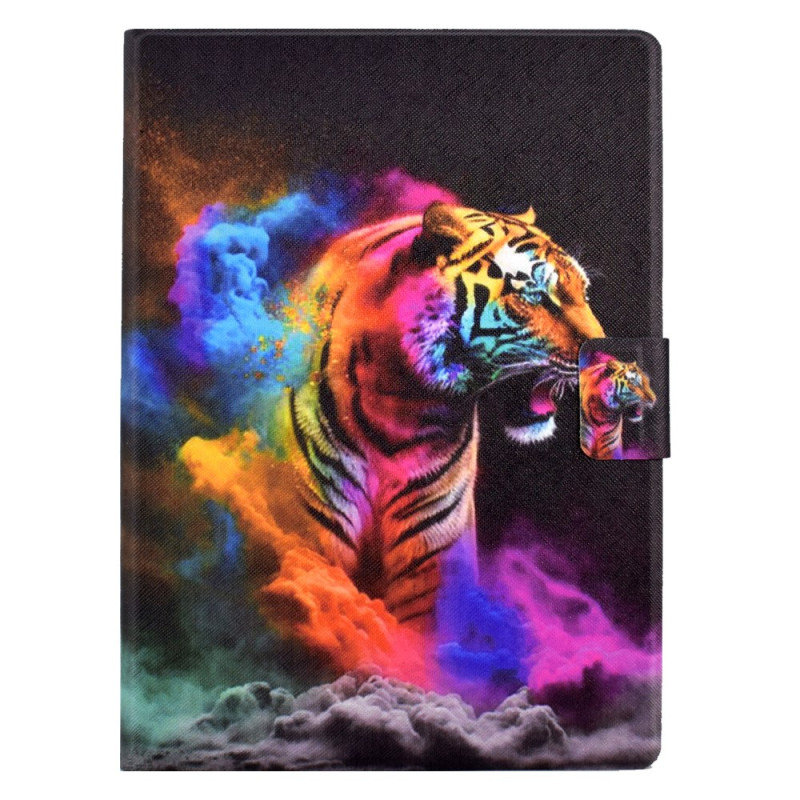 Housse iPad Pro 11 (2024) Tigre coloré