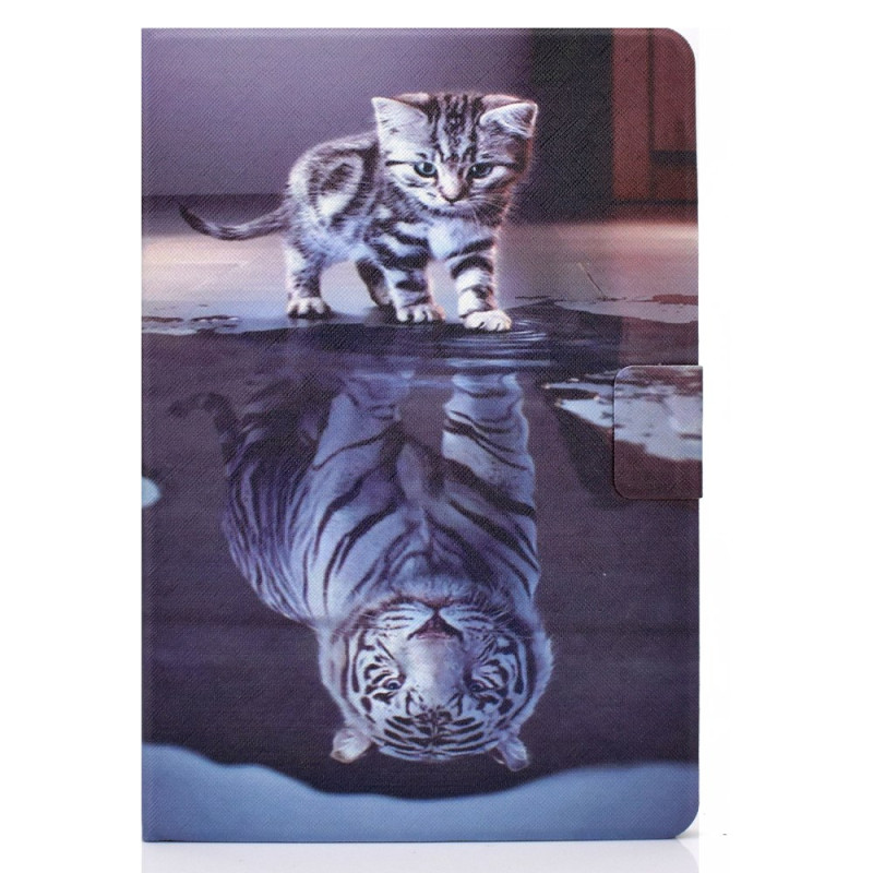 Housse iPad Pro 11 (2024) Chat et Tigre