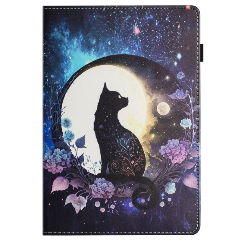 Housse iPad Pro 11 (2024) Lune et Chat