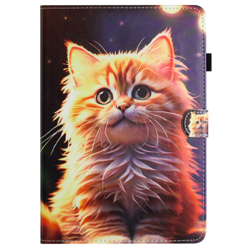 Housse iPad Pro 11 (2024) Chat Roux