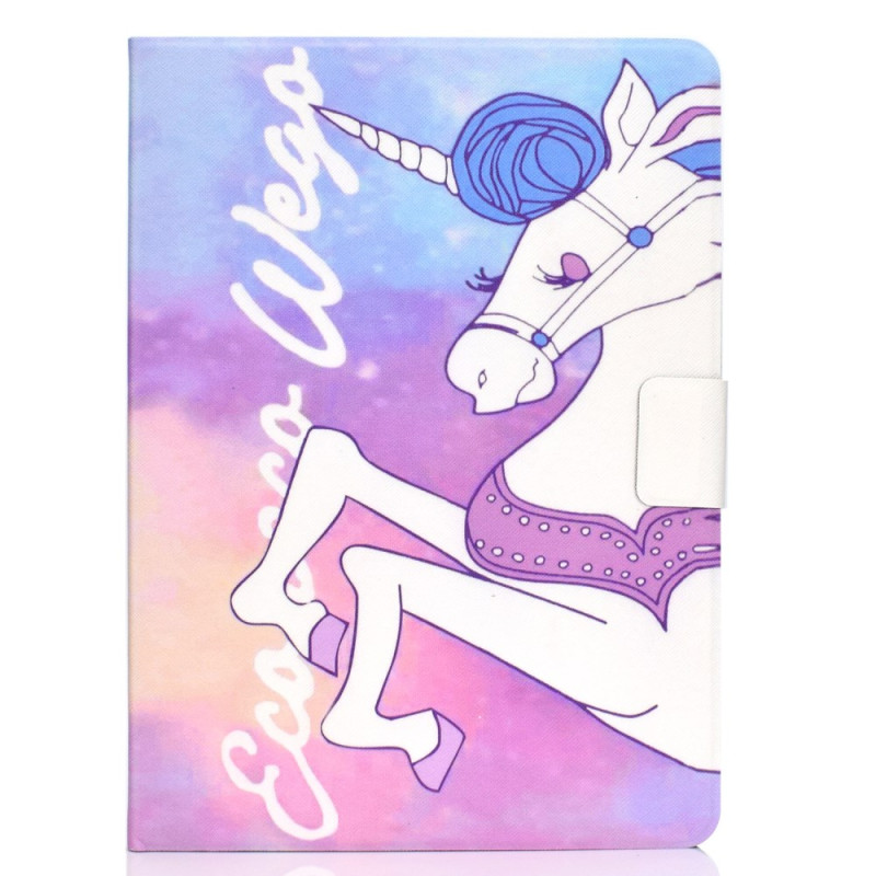 Housse iPad Pro 11 (2024) Licorne Rose