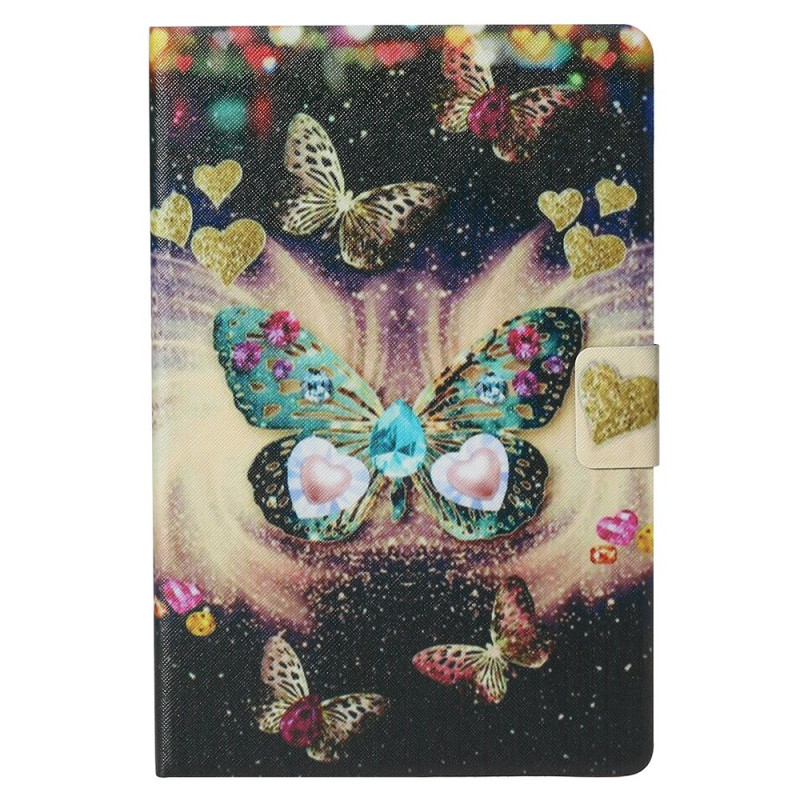 Housse iPad Pro 11 (2024) Papillons Flamboyants