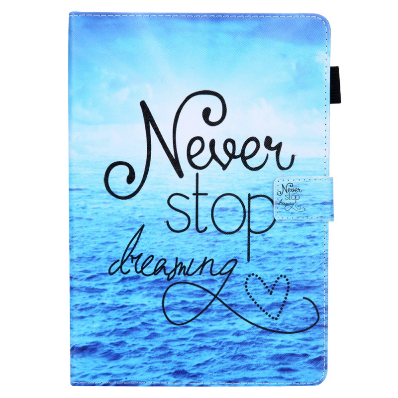 Housse iPad Pro 11 (2024) Ner Stop Dreaming Marine