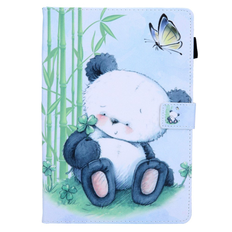 Housse iPad Pro 11 (2024) Panda et Papillon