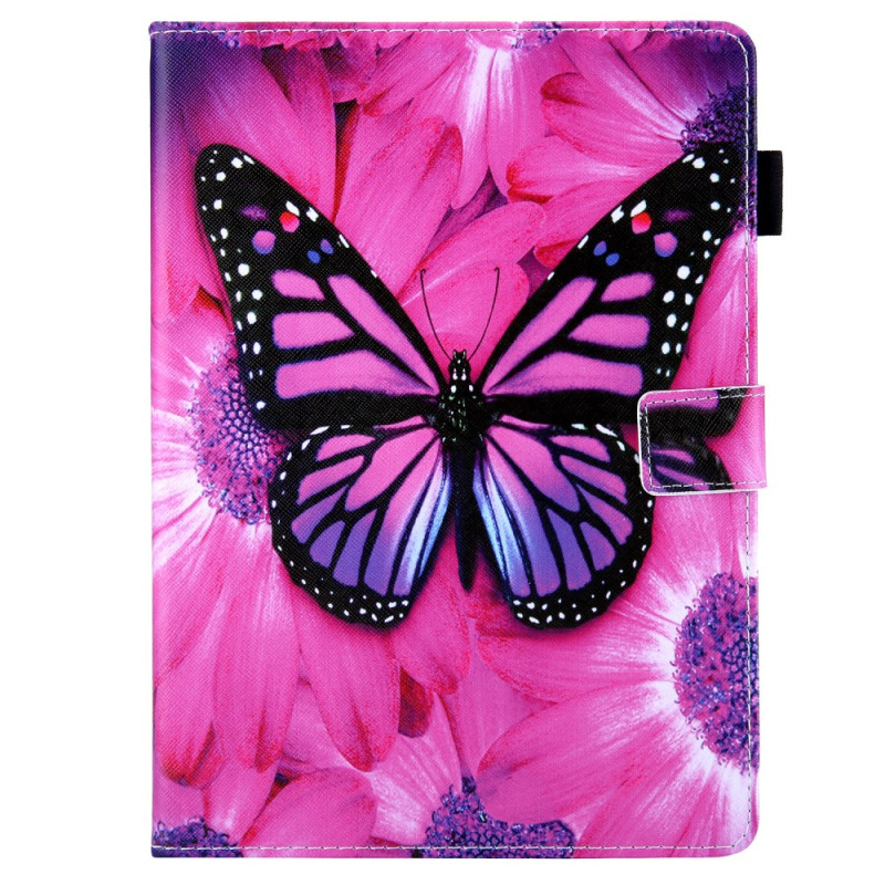 Housse iPad Pro 11 (2024) Papillon Rose